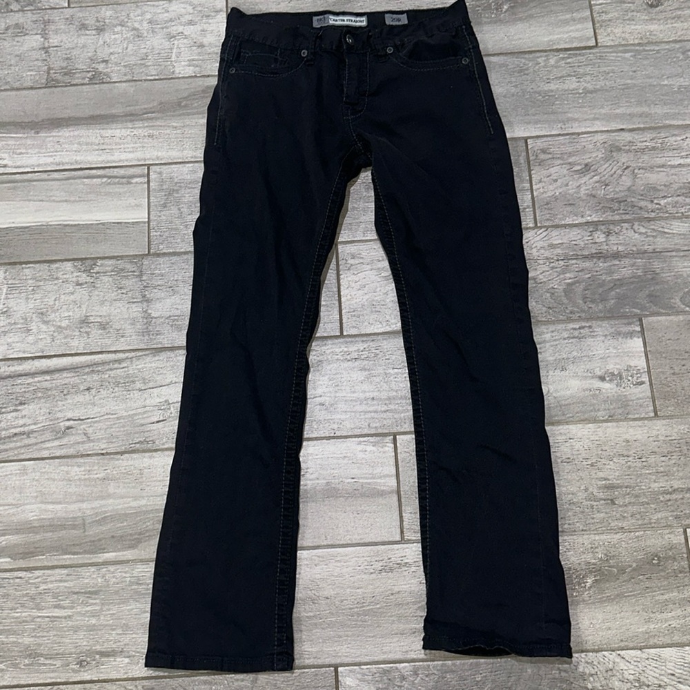 GUC Men’s BKE 29R Carter straight leg black jeans